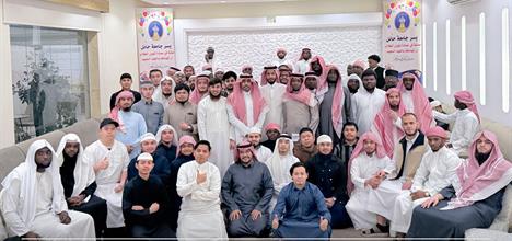 حفل معايدة طلاب المنح الخارجية بالجامعة 