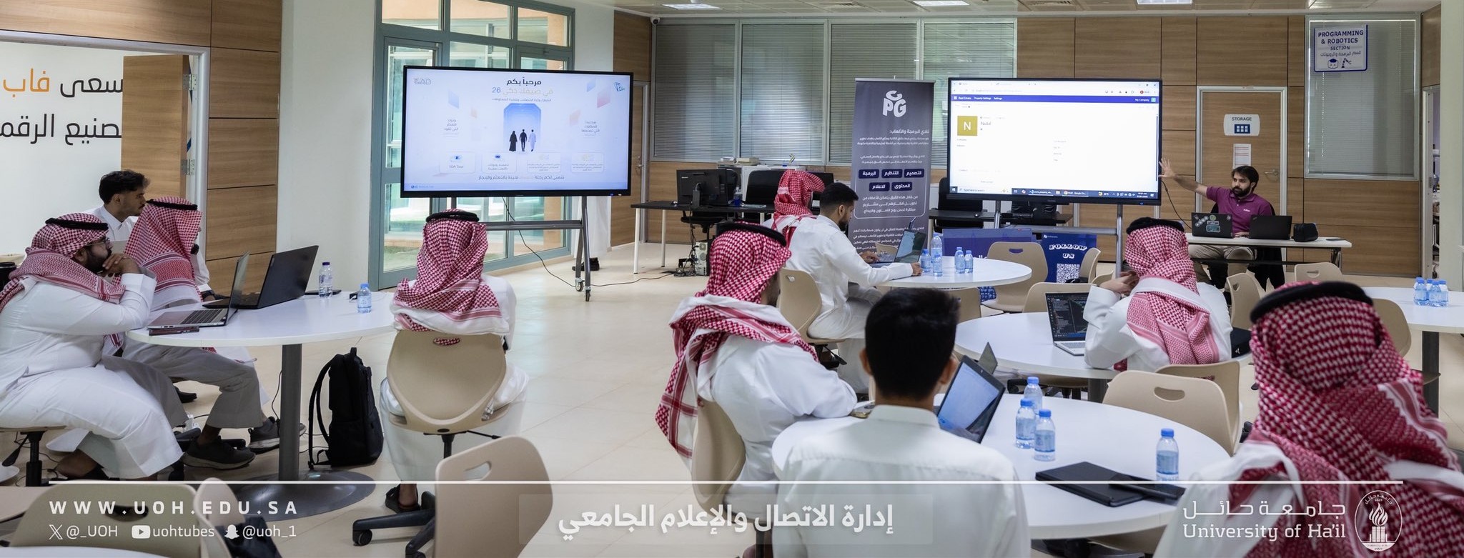نظّمت كلية علوم وهندسة الحاسب الآلي ورشة تدريبية جمعت بين التأصيل النظري والتطبيق العملي